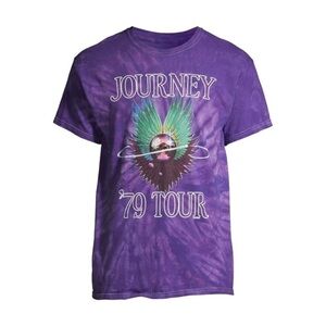 NWOT Journey 79 Tour Tie Dye Graphic Band Tee